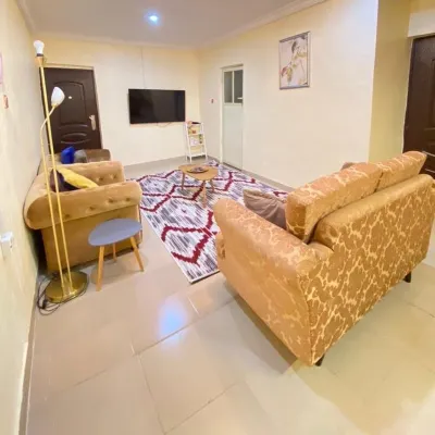 Apartment in block of flats. ラゴス・ステート・ユニバーシティ・オブ・サイエンス・アンド・テクノロジー周辺のホテル