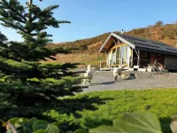 Chalet Bela with garden views