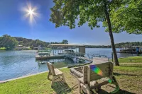 Boat Dock + Slides: Lakefront Gravois Mills Home