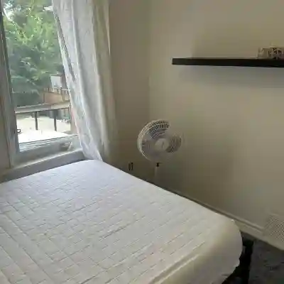 Charming Private Room with a Queen Size Bed in Enchanting Toronto Home. Rooms