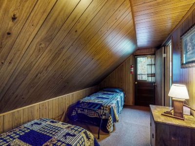 Deck & Mtn Views! Family A-frame Cabin Near Stream