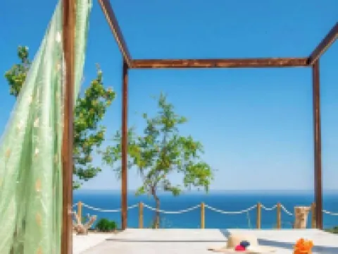 Villa Paradiso Sunset Private Pool Walk to Beach Sea Views A C Wifi - 3072 Hotels in Pomos