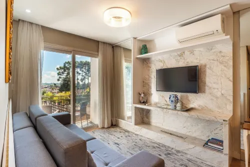 Stay Home Luxo Gramado | 1min Rua Coberta | Ar Cond | Premium - Apartments