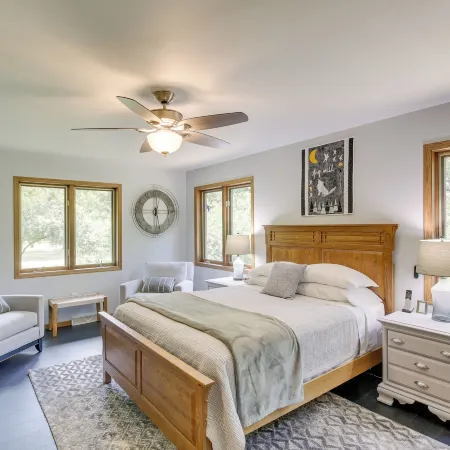 Secluded Wautoma Home w/ Fire Pit!