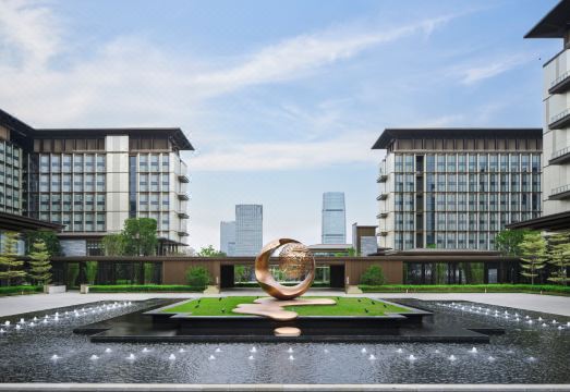 광저우 메리어트 호텔 바이윈 객실 전경