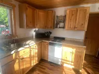 Quaint lakefront cabin Hotels in Lenroot