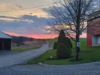 Spacious farmhouse on working PA family farm.  Close to AOAA park and Knoebels!