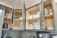 Campfire Lodge: Mid-Century Charm & Indoor Fire Pit