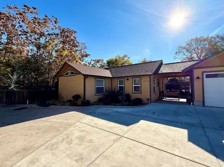 Home with gated driveway near River & Downtown