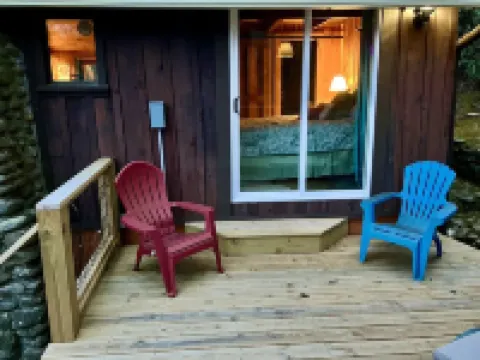 Rustic 1940's Appalachian Summer Cabin w/hot tub - Black Mountain