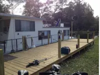 A Shore Bet 36' Vintage Houseboat.