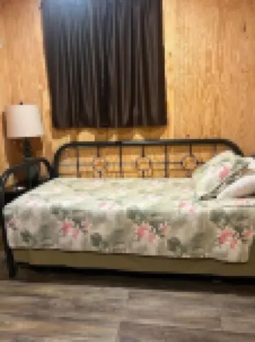 Cozy cabin on Lake Ludwig with a nice view of the lake. Pet friendly!