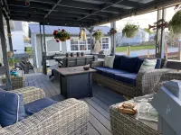 Beautiful Sandusky Bay house with private lagoon for swimming, kayaking ,boating