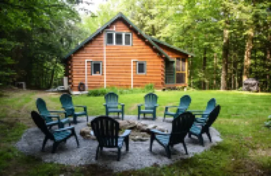 Spectacular Log Home with Private Lake Access