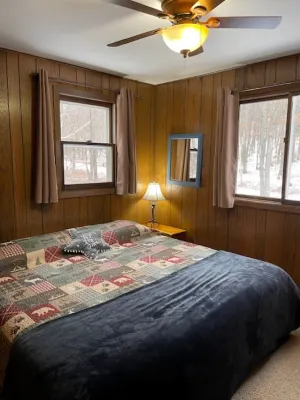 Cozy Chalet at Ski Brule Mountain ski resort in Iron River MI