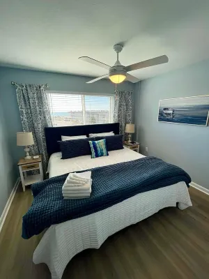 Ocean view condo steps from the Beach! Hotels near Southport Campground