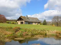 Hillside Retreat with Pond