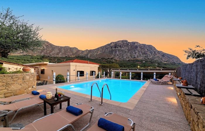 Cretan Kera Villa Heated Pool