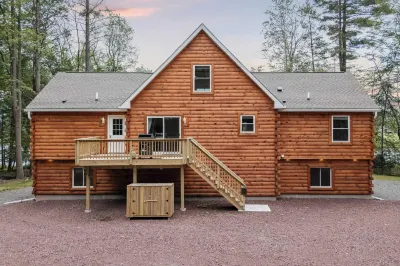 Nittany Cabin โดย Avantstay ริมทะเลสาบ, วิว, Firepit โรงแรมใน