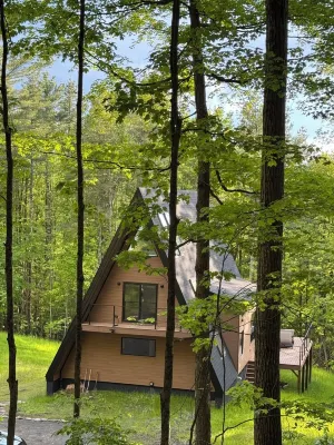 Luxury Catskills A-Frame with Hiking Trails