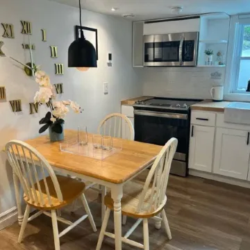 Southern New England Luxury with private patio, fireplace, spa like bathroom!