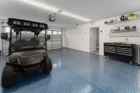 3 Bed 2 Bathroom Home in DeLuna with golf cart.