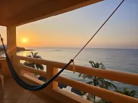 Penthouse-Balcony w Hammock, Direct Ocean View, Half Moon Bay, Akumal