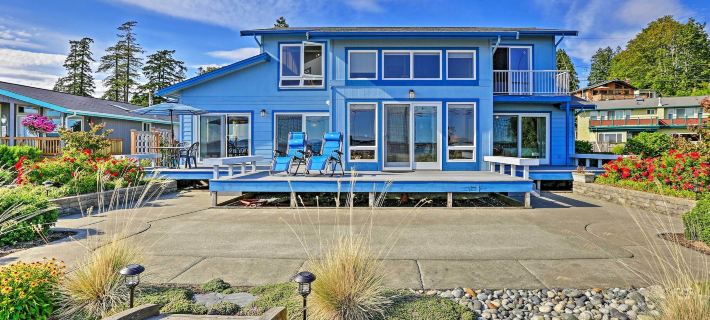 Birch Bay Waterfront Home - Steps to Beach! Отели в г. Уотком