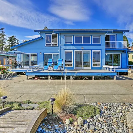 Birch Bay Waterfront Home - Steps to Beach!