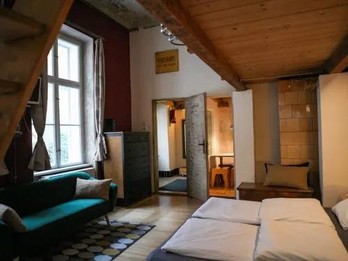 Charming studio with big shared terrace in the center of Kosice