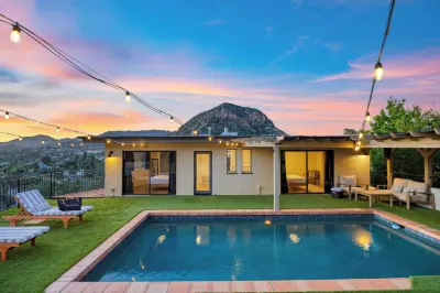 Designer Malibu Retreat w Private Pool Dual Firepits and A Panoramic Views Hotels in der Nähe von Paramount Ranch