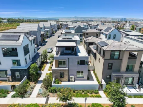 this newly built, fully furnished tri-level home awaits your arrival. Hotels near Orange County Great Park