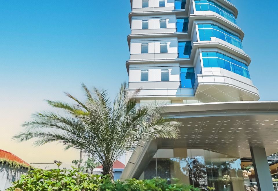 호텔 야경 이미지