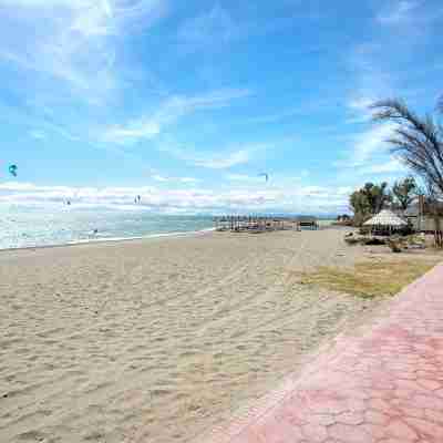 Bright apartment front of beach. Guadalmansa Beach Fitness & Recreational Facilities