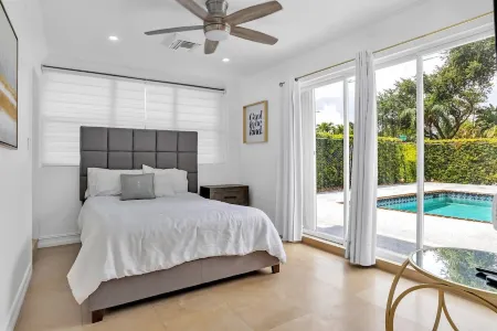 Delray Bch Retreat-Heated Pool Mini Golf 5 Min to Downtown & Beach, Pet Friendly Отели в г. Делрей-Бич