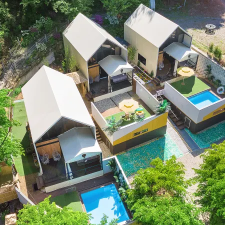 Gapyeong Ohave Glamping Отели рядом с достопримечательностью «Мемориал вооруженным силам Канады в Капхёне»