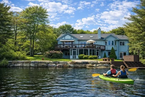 Luxury 5-Br Lakefront - Newly Renovated in 2026 - Private Hot Tub