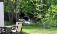 Rustic, Cozy Cottage with Backyard Waterfall and Cayuga Lake Views!