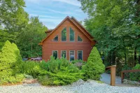 Deck and Scenic Views Beech Mtn Group Getaway - parking