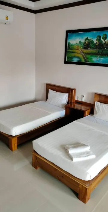 ห้องเตียงแฝดพร้อมชั้นลอย