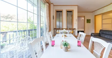 Miryang My Heart Ae Poonggyeong Pension Отели рядом с достопримечательностью «Eol-Eumgol»