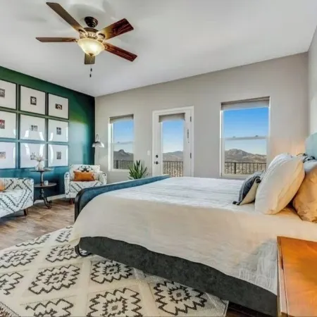 Stunning home with 260 degree City Light Views.