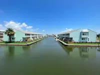 Waterfront Heaven with private boat slip on desirable Key Allegro, Rockport Tx