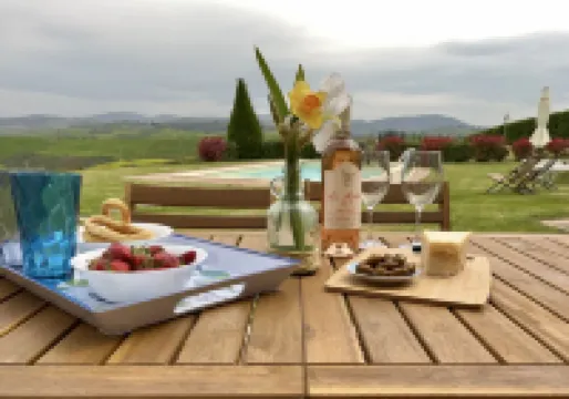 Villa with private pool and panoramic view in beautiful Val d'Orcia