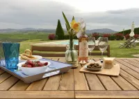 Villa with private pool and panoramic view in beautiful Val d'Orcia