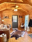 Cozy cabin and contemporary container home on one property! Pets welcome!