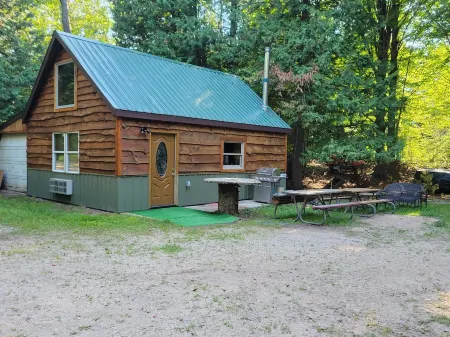 The "Bear Den"  Betsie River Waterfront Guest Home.