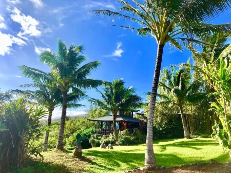 Honeymoon Bliss: Bamboo Temple with Ocean Views at Maui Eco Retreat
