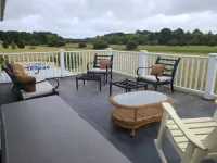 Cape Charles home with pool and golf cart 5 minutes from the beach!