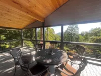 Pet friendly private Charming Bear cabin where cozy meets luxury. Mountain views